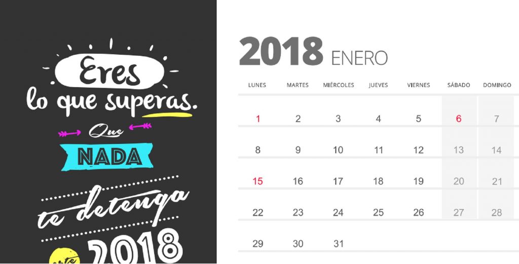 Calendario godín 2018